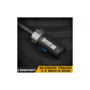 Трассерная насадка Flash silencer Gen.3 80/35мм 14- (11) USB (14mm CCW, removable battery) Black (WoSport)